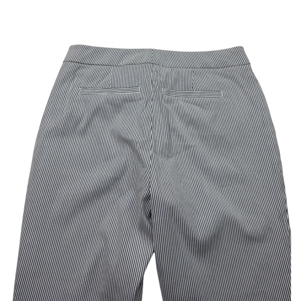 Ecru Madison Crop Straight Leg Pants Blue Stripe - Picture 7 of 14